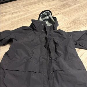 Black Raincoat for Men
